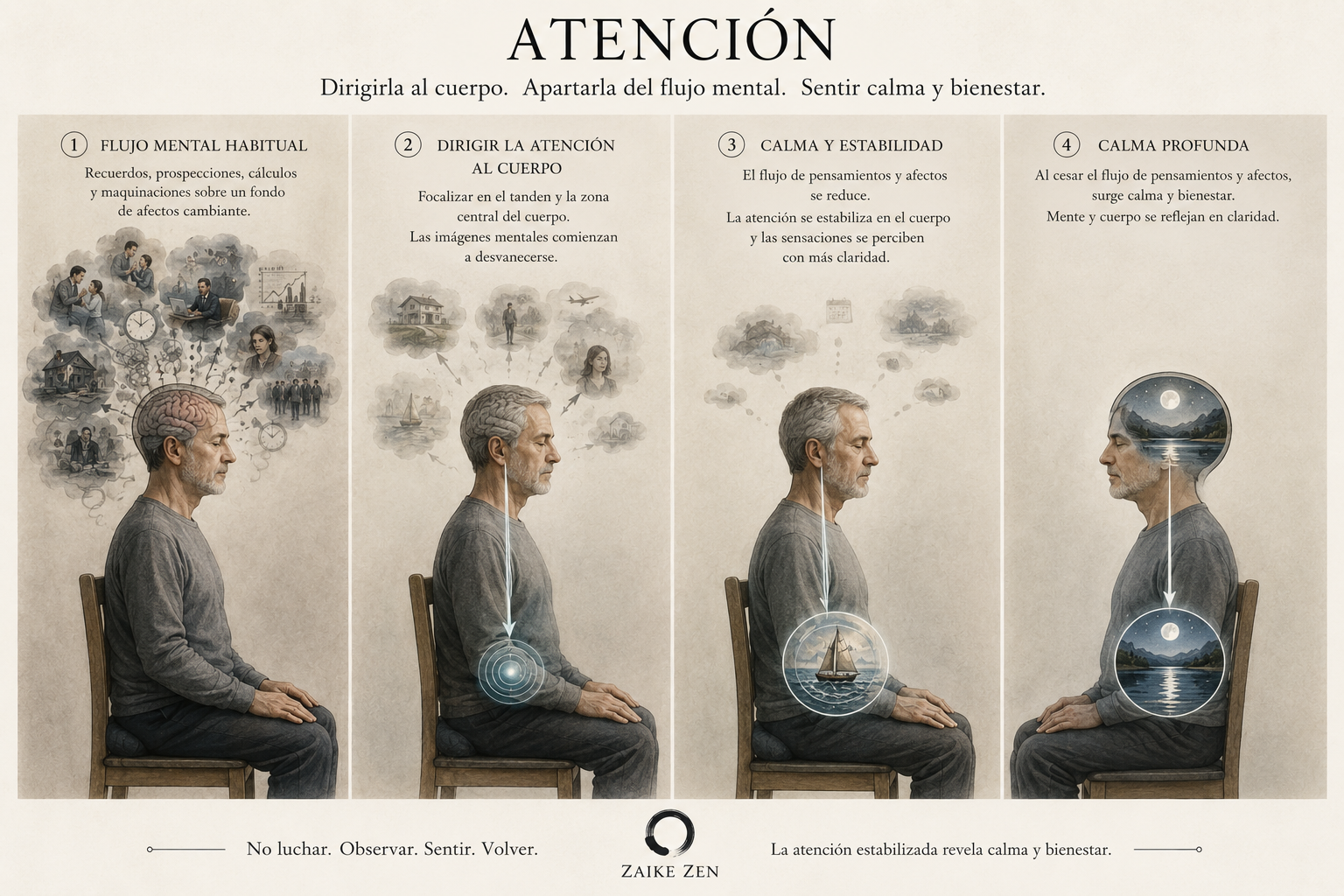 Atención en la meditación